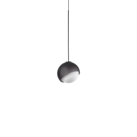 Ideal lux bloom lampada a sospensione a sfera 11,5cm per cucina moderna nera