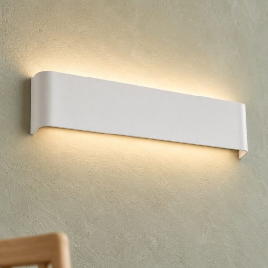Ideal lux delta applique rettangolare 3 luci g9 30cm per soggiorno moderna bianca