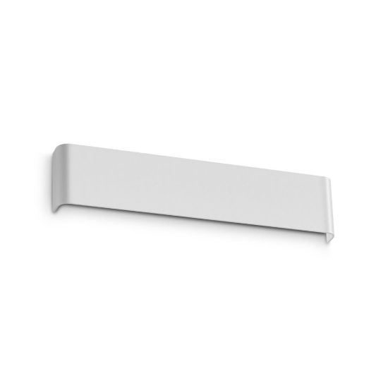 Ideal lux delta applique rettangolare 4 luci g9 41cm per soggiorno moderna bianca