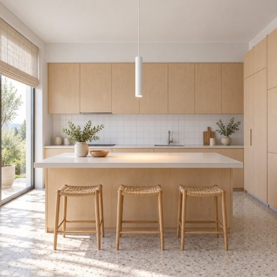 Ideal lux look lampada a sospensione cilindrica gu10 25cm ø4 per cucina bianca