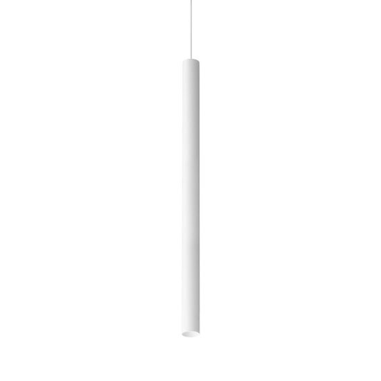 Ideal lux look lampada a sospensione cilindrica gu10 70cm ø4 per cucina bianca
