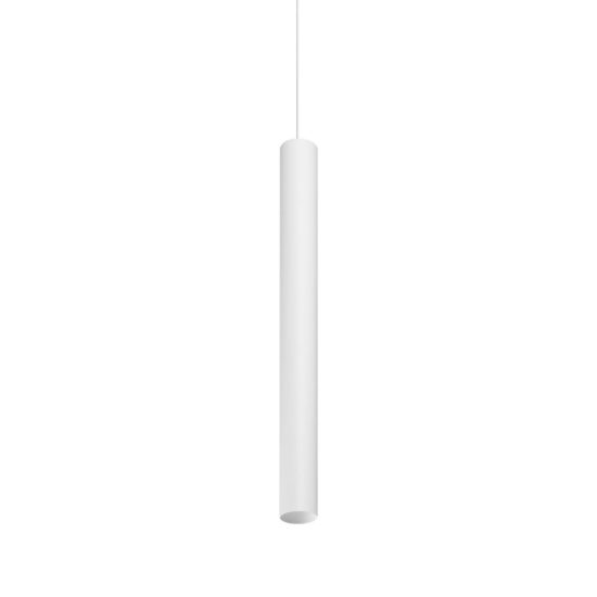 Ideal lux look lampada a sospensione cilindrica gu10 70cm ø6 per cucina bianca