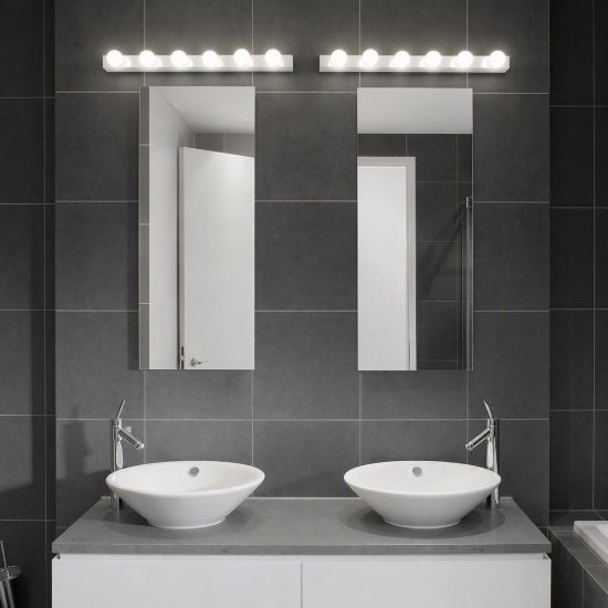 Ideal lux prive' applique lineare 8 luci e14 80,5cm per soggiorno moderna bianca