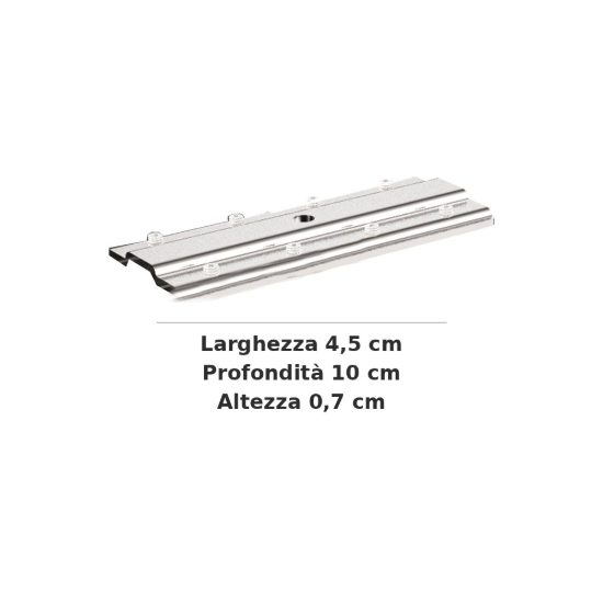 Ideal lux fluo giunto meccanico per profilo acciaio