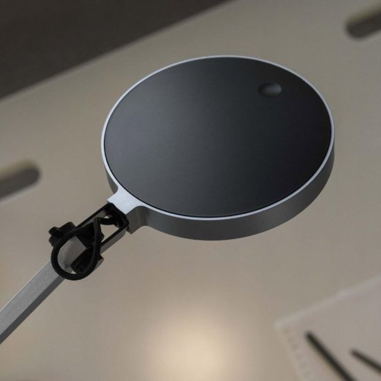 Ideal lux futura lampada da scrivania led 12,5w 4000k dimmerabile 65,5cm per ufficio alluminio