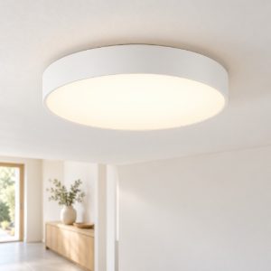 Ideal lux halo plafoniera led 22w 3000k 35cm per cabina armadio moderna bianca