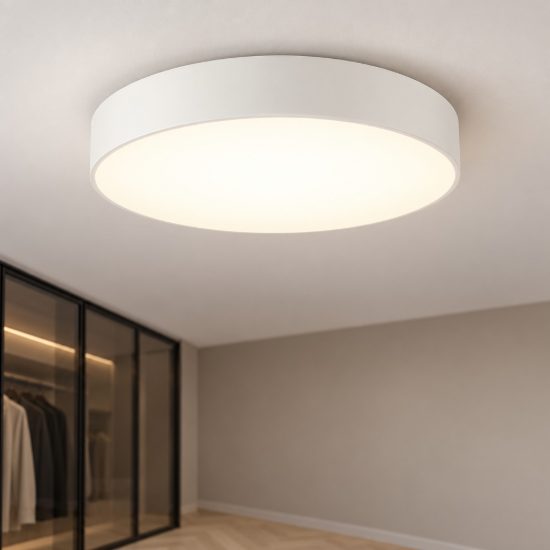 Ideal lux halo plafoniera led 22w 4000k 35cm per cabina armadio moderna bianca