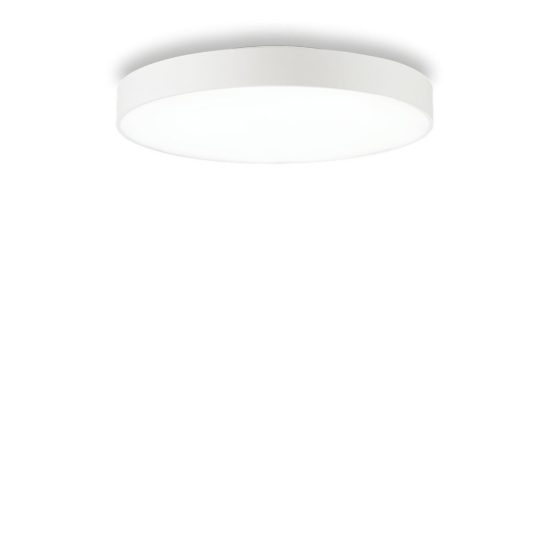 Ideal lux halo plafoniera led 32w 4000k 45cm per camera da letto moderna bianca