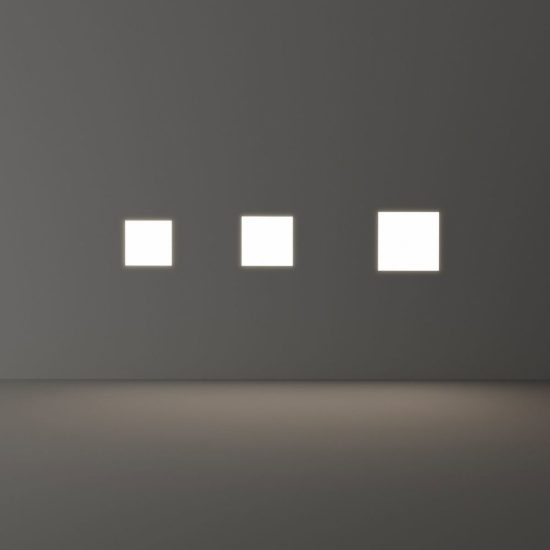 Ideal lux samba faretto da incasso per cartongesso gu10 foro 8,3x8,3cm quadrato bianco