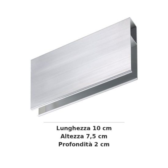 Ideal lux steel giunto lineare 10cm per sistema lineare a sospensione acciaio