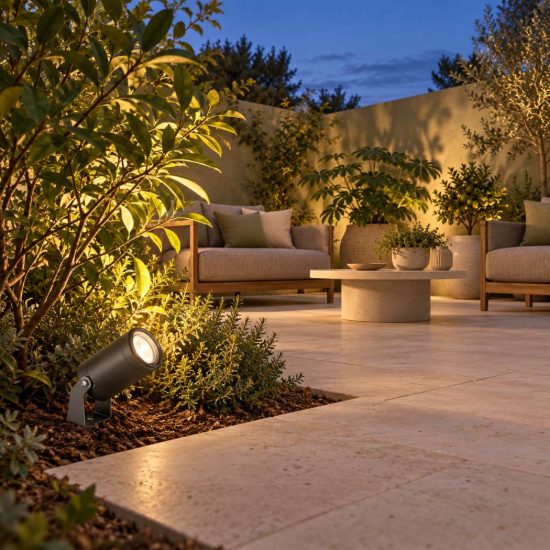 Ideal lux starlight faretto da esterno prato led 10w 4000k 7,5cm cilindrico moderno grigio