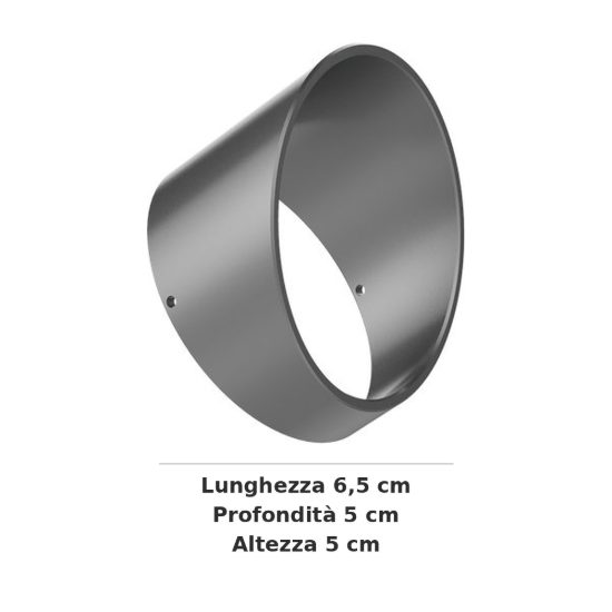 Ideal lux starlight schermo antiabbagliamento per faretto da esterno 10w grigio
