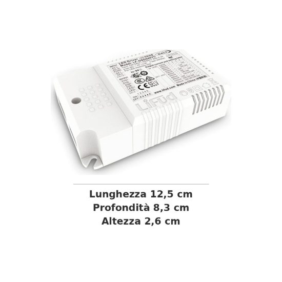 Ideal lux led panel alimentatore dimmerabile 1-10v 42w 1000ma per pannelli led