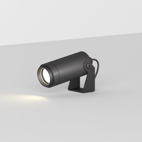 Ideal lux starlight faretto da esterno prato led 5,5w 3000k 5cm cilindrico moderno grigio
