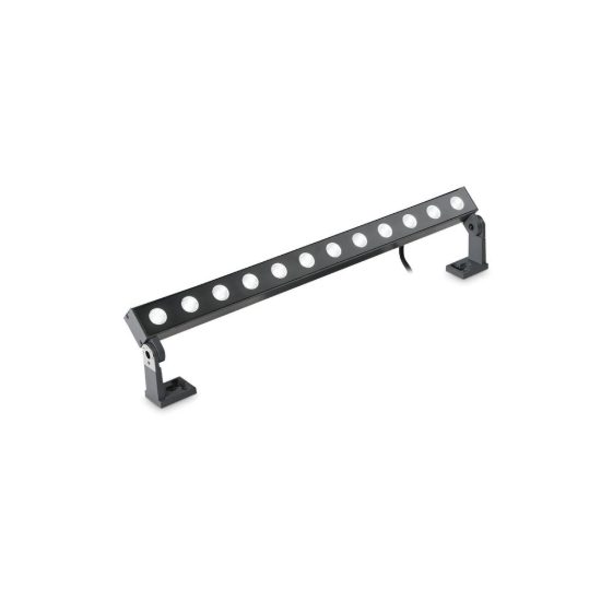 Ideal lux thor faretto da esterno prato led 20w 3000k 50cm lineare moderno antracite