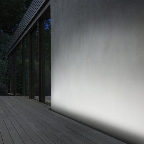 Ideal lux thor faretto da esterno prato led 40w 3000k 100cm lineare moderno antracite