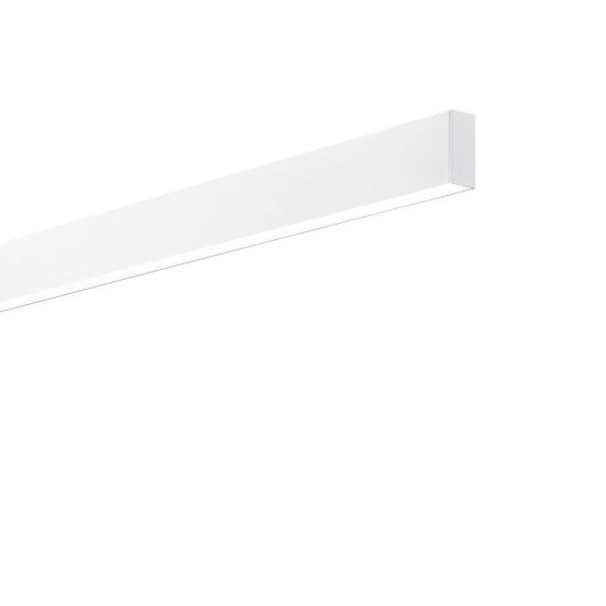Ideal lux steel lampadario lineare biemissione fascio largo led 36w 3000k 107cm bianco