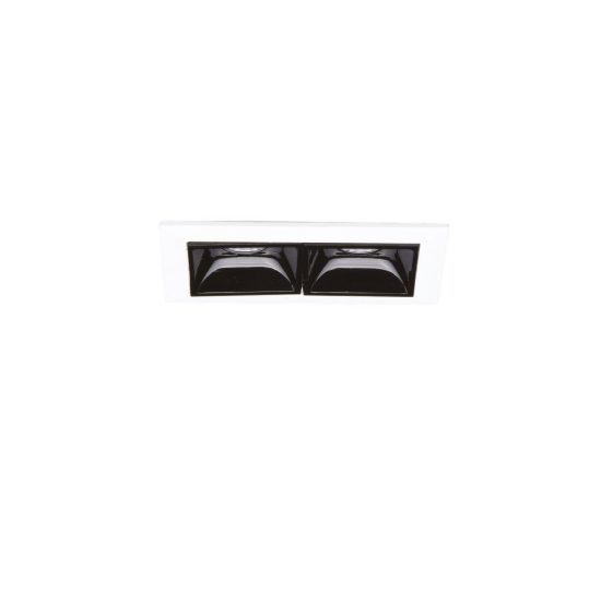Ideal lux lika faretto da incasso per cartongesso led 6w 4000k foro 6,8x3,7cm rettangolare bianco