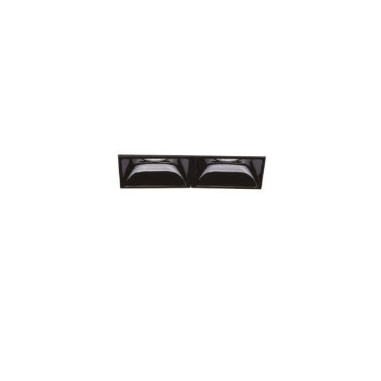 Ideal lux lika faretto da incasso per cartongesso led 6w 4000k foro 7,5x7cm quadrato nero