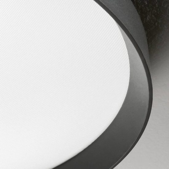 Ideal lux fly plafoniera led 53w 3000k 60cm per soggiorno moderna bianca