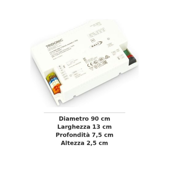 Ideal lux fly alimentatore dimmerabile 1-10v 68w 1400ma per plafoniere 90cm