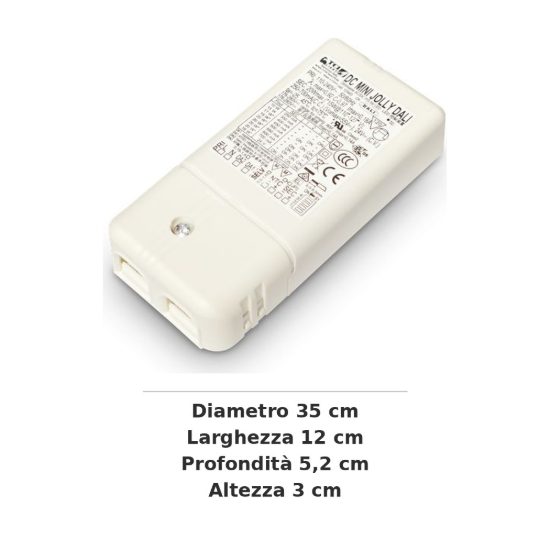 Ideal lux fly alimentatore dimmerabile dali 20w 500ma per plafoniere 35cm