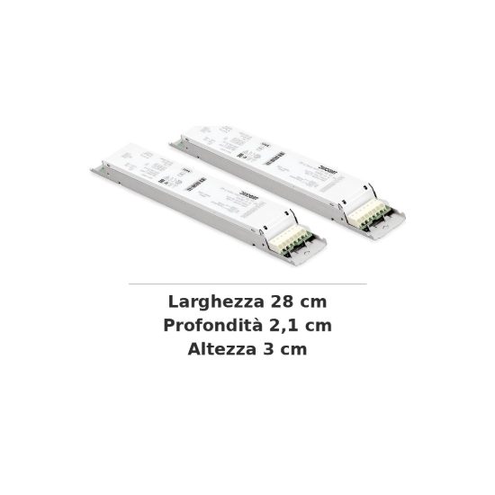 Ideal lux fluo kit alimentatori dali/push 700+350ma per lampade a doppia emissione 180cm