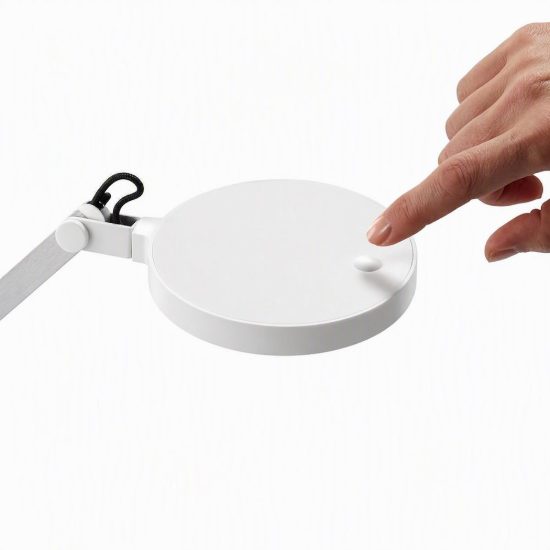 Ideal lux futura lampada da terra led 12,5w 4000k dimmerabile 145cm per soggiorno moderna bianca