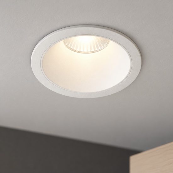 Ideal lux game faretto da incasso per cartongesso led 20w 3000k foro 11cm rotondo bianco