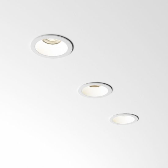 Ideal lux game faretto da incasso per cartongesso led 20w 3000k foro 11cm rotondo bianco