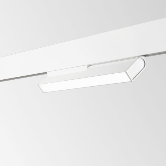 Ideal lux ego flexible wide faretto lineare per binario led 7w 3000k 28,4cm dali nero