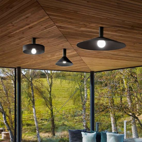Ideal lux mix up paralume conico piccolo nero