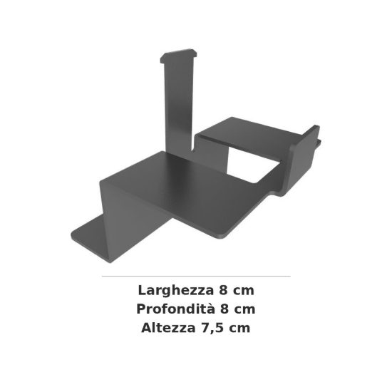 Ideal lux ego attrezzo di montaggio per binario da incasso nero
