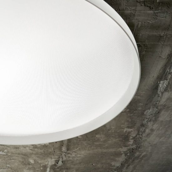 Ideal lux fly plafoniera led 68w 3000k 90cm per soggiorno moderna nera