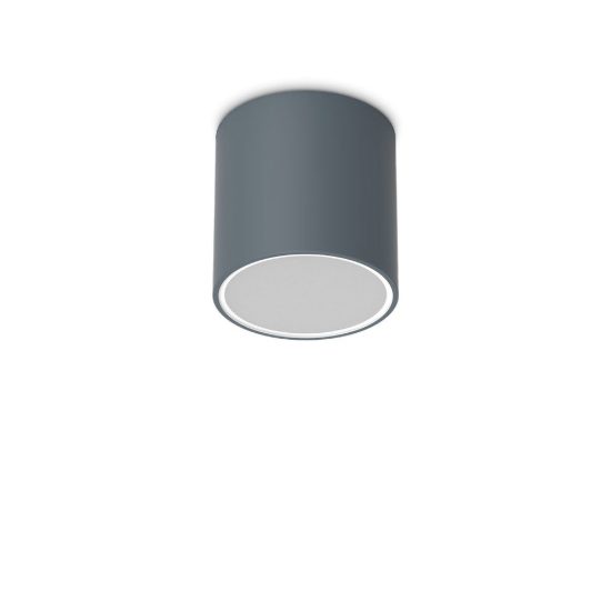 Ideal lux techo faretto da esterno soffitto gu10 15 cm moderno antracite ip54