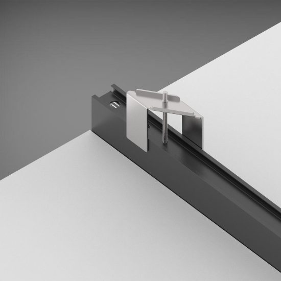 Ideal lux ego binario da incasso con cornice 48v 1m dali/1-10v nero