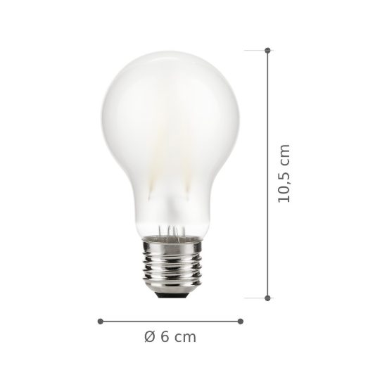 Ideal lux lampadina led e27 a goccia 10w 3000k satinata confezione 10 pezzi