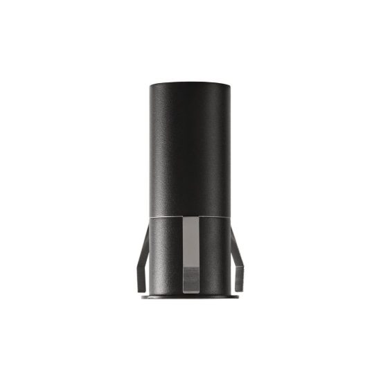 Ideal lux quark faretto da incasso per cartongesso 12w 3000k foro 4,5cm rotondo nero