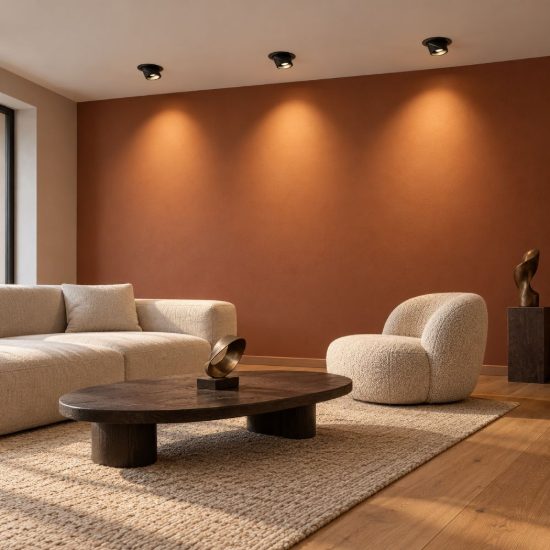 Ideal lux quark faretto da incasso per cartongesso orientabile 9w 3000k foro 5,2cm rotondo nero