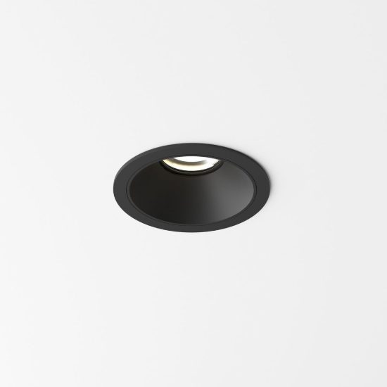 Ideal lux zeus riflettore tondo per faretti da incasso 13w nero