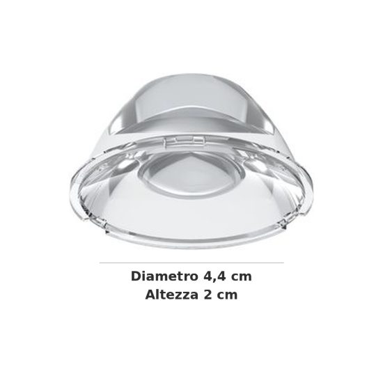 Ideal lux zeus lente 20° per faretti da incasso 21w trasparente