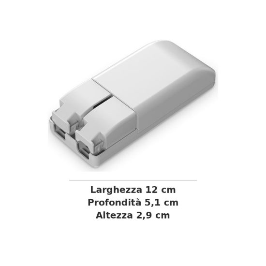 Ideal lux zeus alimentatore dimmerabile dali/push 20w 350ma per faretti da incasso
