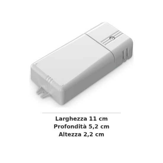 Ideal lux zeus alimentatore dimmerabile 1-10v/push 20w 500ma per faretti da incasso