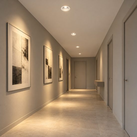 Ideal lux quark faretto da incasso per cartongesso 3w 3000k foro 2,5cm rotondo bianco