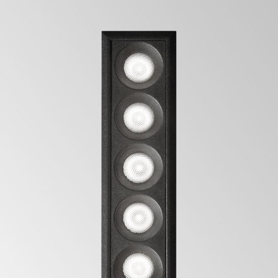 Ideal lux lika faretto da incasso per cartongesso led 20w 3000k foro 23,1x2,3cm lineare bianco