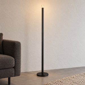 Ideal lux mix up lampada da terra e27 169,5cm per soggiorno moderna nera