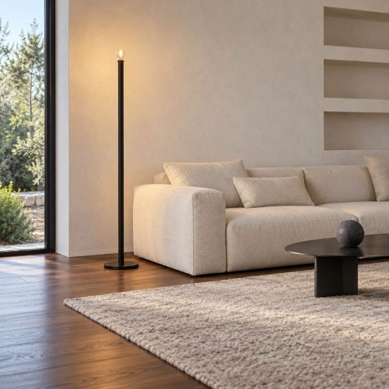 Ideal lux mix up lampada da terra e27 169,5cm per soggiorno moderna nera