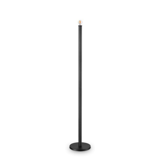 Ideal lux mix up lampada da terra e27 169,5cm per soggiorno moderna nera