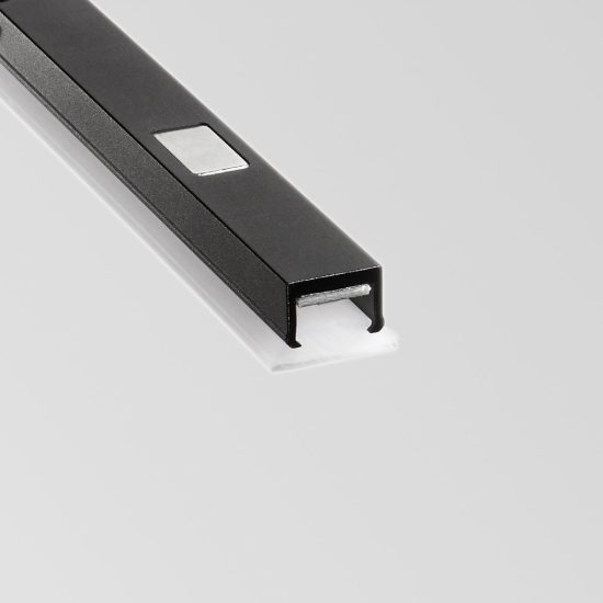 Ideal lux stick modulo lineare a fascio largo per binario magnetico 48v led 6w 3000k nero