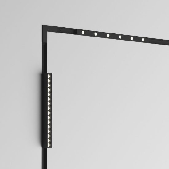 Ideal lux stick modulo lineare a fascio stretto per binario magnetico 48v led 6w 3000k nero